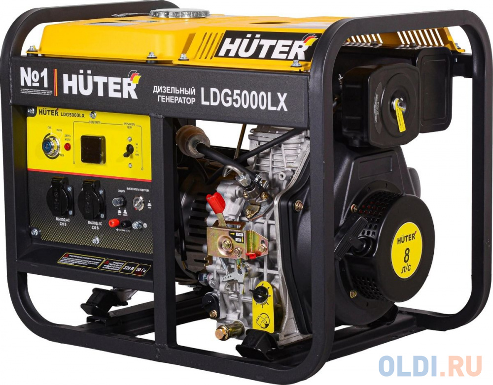 Генератор Huter LDG 5000LX 3.3кВт