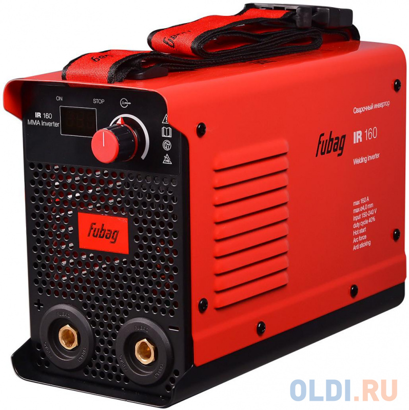 

Сварочный аппарат Fubag IR 160 инвертор ММА DC 6.1кВт
