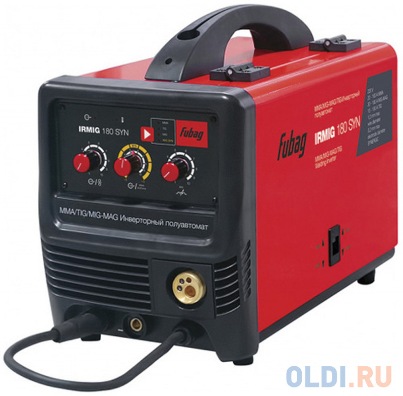 

Сварочный полуавтомат_инвертор IRMIG 180 (31 432) + горелка FB 250_3 м (38443) FUBAG