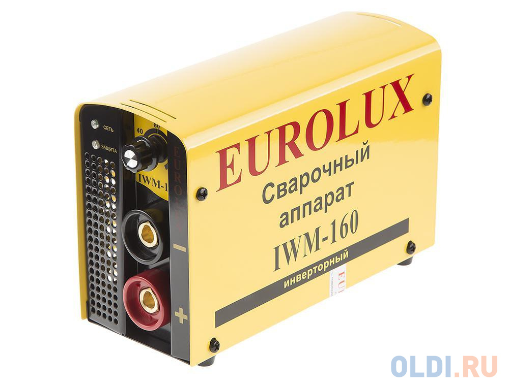 Инвертор сварочный EUROLUX IWM160  220В 10-160А ПВ70% 4.5кг