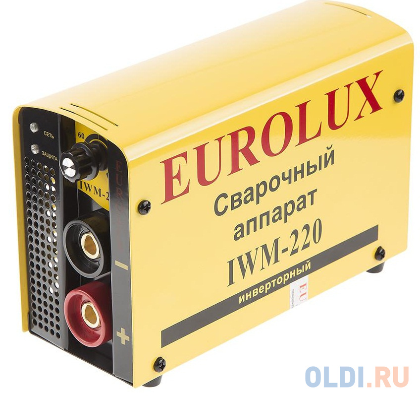 Сварочный инвертор Eurolux IWM220 сварочный инвертор зубр са 190 190 а mma 6600 вт 220 в 1 6 5 мм