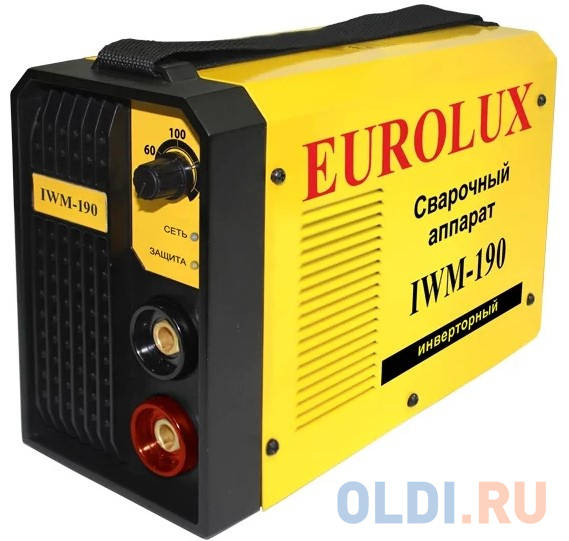 Сварочный инвертор Eurolux IWM-190 сварочный инвертор зубр са 190 190 а mma 6600 вт 220 в 1 6 5 мм
