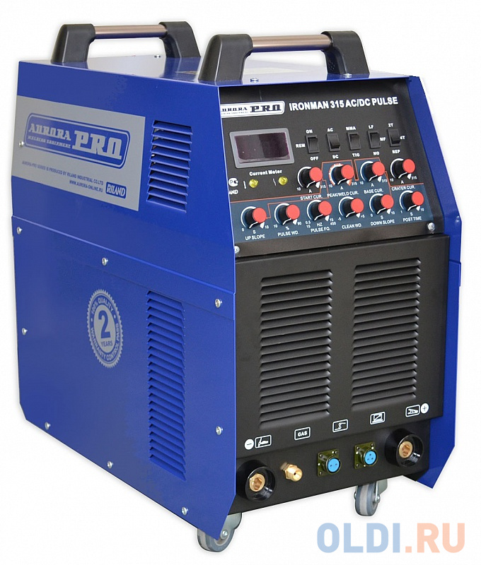 

Инвертор сварочный AURORA PRO IRONMAN 315 AC/DC PULSE Mosfet 8.9кВт 380В TIG/MMA 10-315А