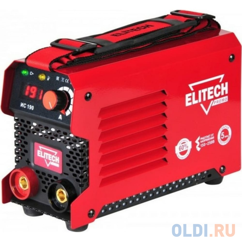 

Сварочный аппарат Elitech ИС 190 инвертор MIG-MAG/ММА 3.7кВт