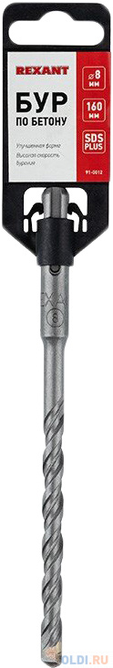 

REXANT (91-0012) Бур по бетону 8x160 мм SDS PLUS