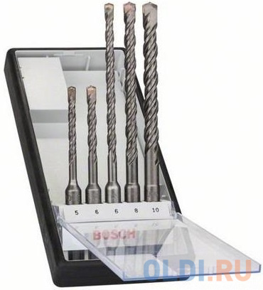 

Набор буров SDS+ BOSCH S4L/plus-5 SDS+ 5/6x110, 6/8/10x160 (2.607.019.927) SDS-plus-5 Robust Line 5
