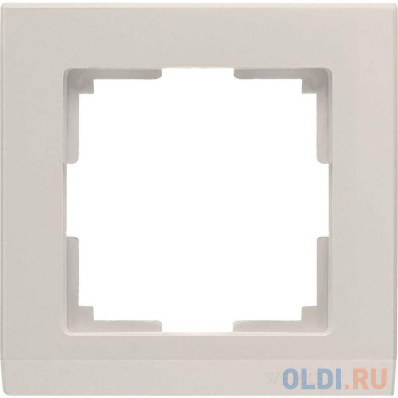 

Рамка Stark на 1 пост слоновая кость WL04-Frame-01-ivory 4690389046506