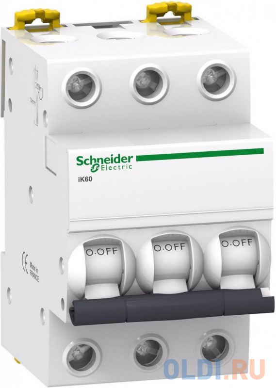 

Автоматический выключатель Schneider Electric iC60N 3П 50A C A9F79350