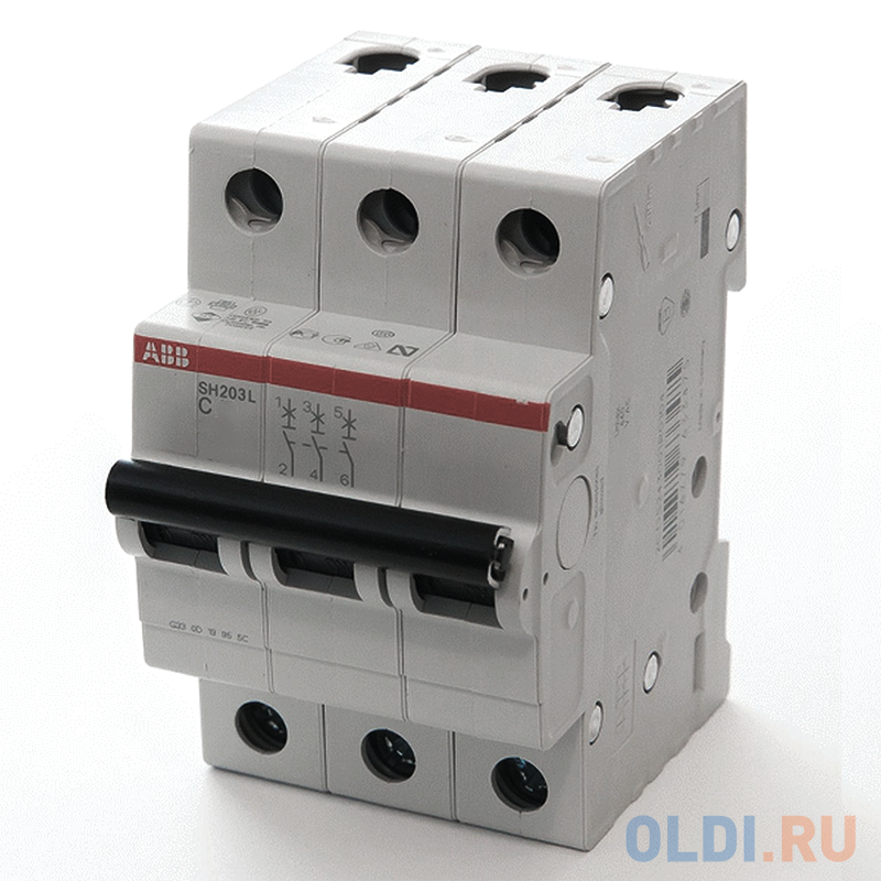 

Автомат ABB SH203L C25 3-полюсной