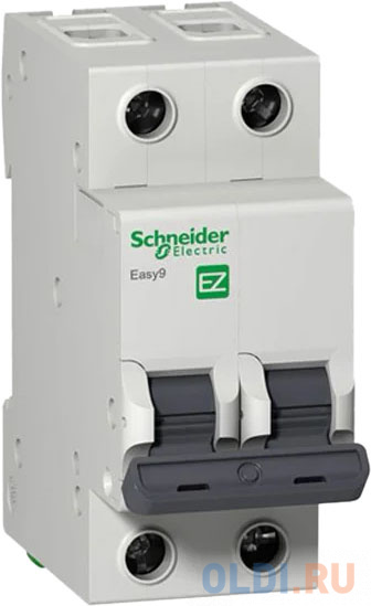 

Выключатель автоматический Schneider Electric EASY9 ВА 2П 16А C 4.5кА 2DIN 2полюса 82х36мм