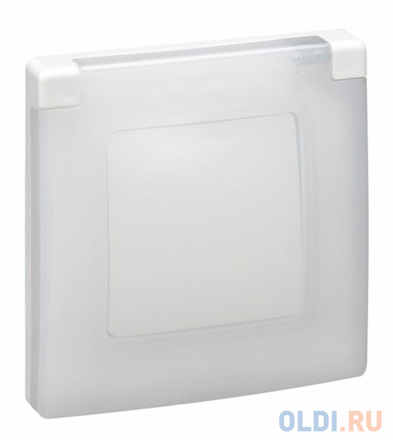Рамка Legrand Etika с защитной крышкой IP44 белый 672550 рамка legrand mosaic 6 модулей горизонтальная 78816