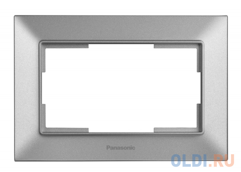

Рамка Panasonic Arkedia Slim WNTF08092SL-RU декоративная 1x пластик серебро (упак.:1шт)