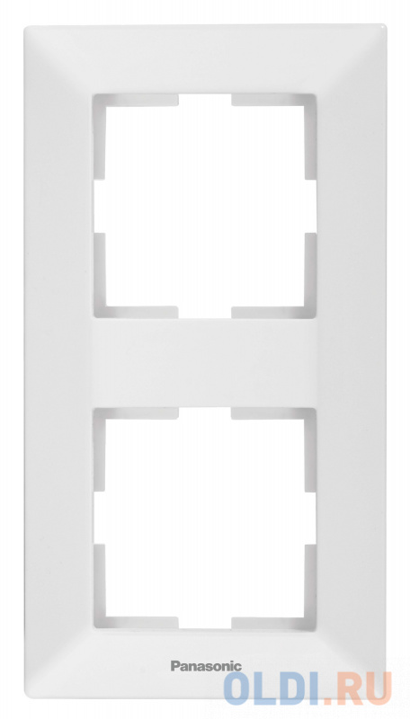

Рамка Panasonic Arkedia WMTF08122WH-RU 2x вертикальный монтаж пластик белый (упак.:1шт)