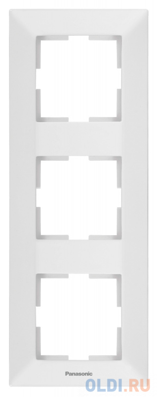

Рамка Panasonic Arkedia WMTF08132WH-RU 3x вертикальный монтаж пластик белый (упак.:1шт)