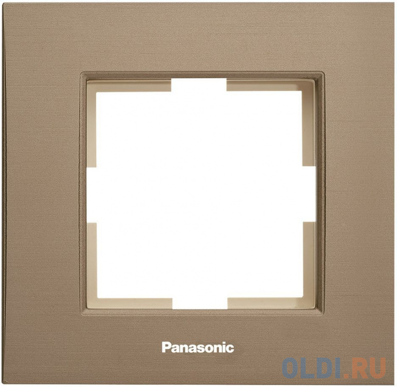 

Рамка Panasonic Karre Plus WKTF08013AR-RU декоративная 1x металл бронза (упак.:1шт)