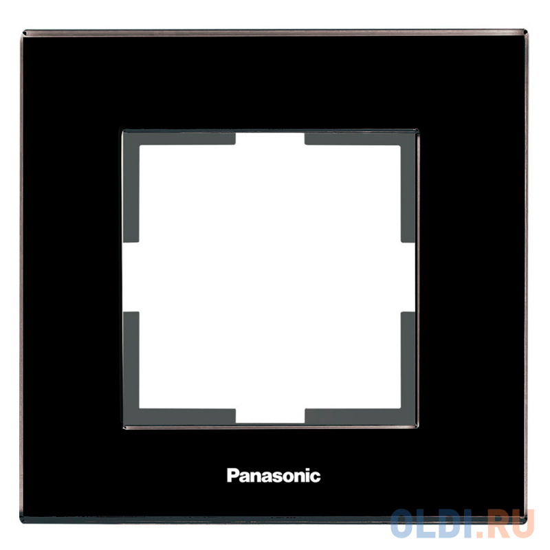 

Рамка Panasonic Karre Plus WKTF08013GG-RU декоративная 1x стекло черный (упак.:1шт)