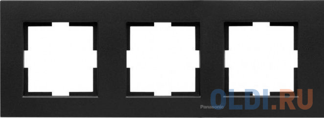 

Рамка Panasonic WKTF08033CB-RU, Черный кварц