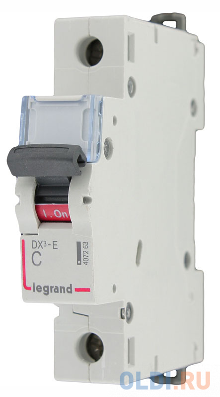 Автоматический выключатель Legrand DX3-E 6000 6кА тип C 1П 6А 407260