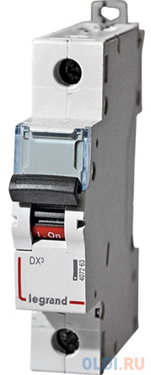 Автоматический выключатель Legrand DX3 10kA/16kA тип C 1П 10А 409112
