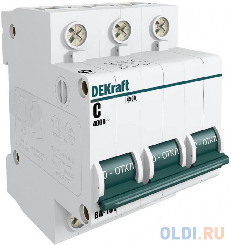 

Автоматический выключатель Schneider Electric ВА101 3П 50A C 11083DEK