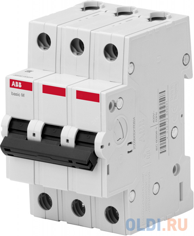 

ABB 2CDS643041R0204 Авт. выкл. 3P, 20A, C, 4,5кА, BMS413C20
