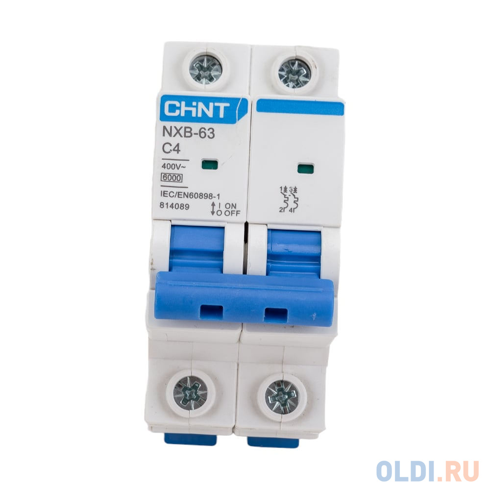 

CHINT Авт. выкл. NXB-63 2P 4A 6кА х-ка C 814089