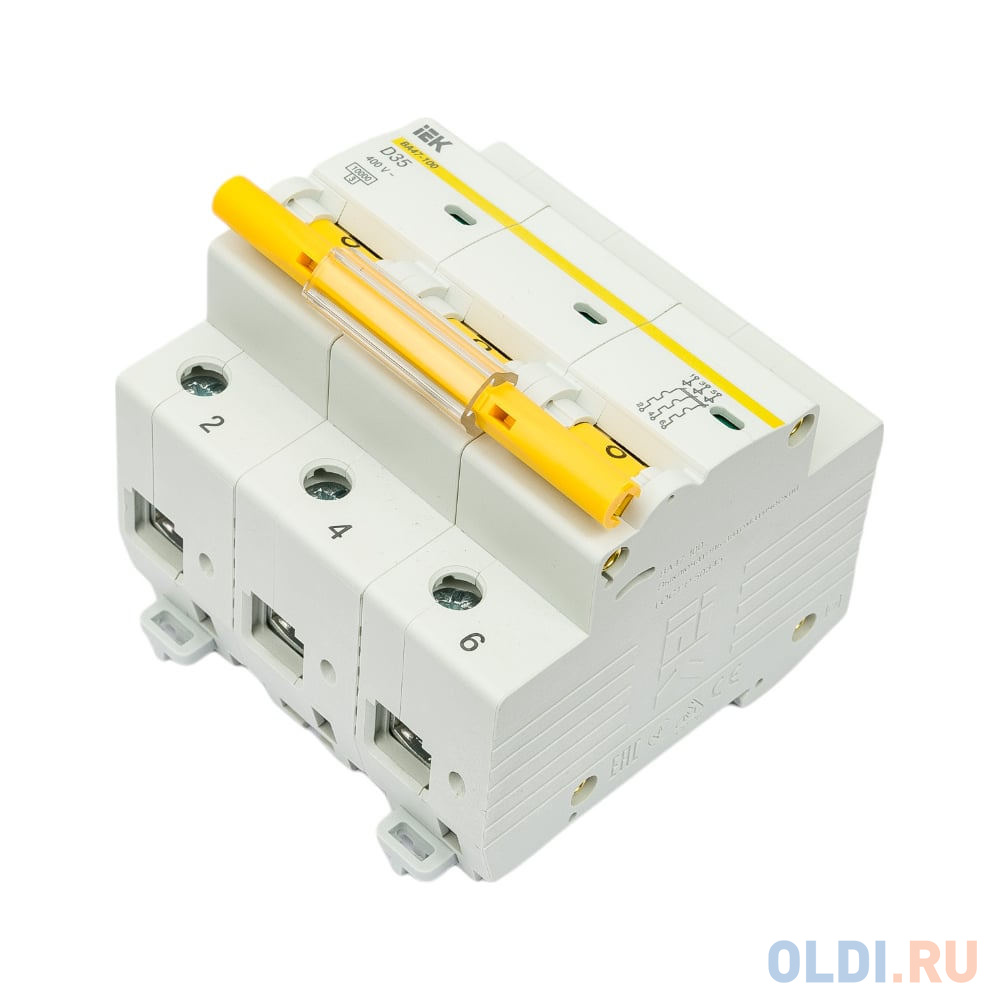 

IEK Авт. выкл.ВА47-100 3Р 35А 10кА х-ка D MVA40-3-035-D