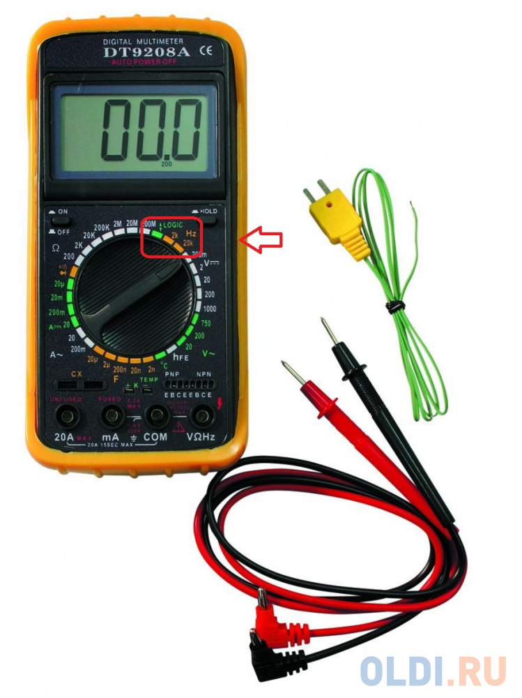 

Мультиметр Ресанта ТЕК DT 9208A