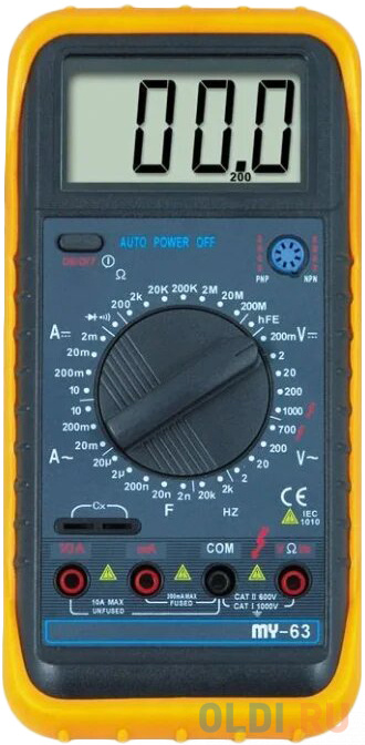 

Iek TMD-5S-063 Мультиметр цифровой Professional MY63 IEK