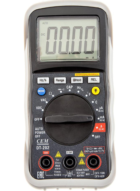 

Мультиметр CEM DT-202 цифровой