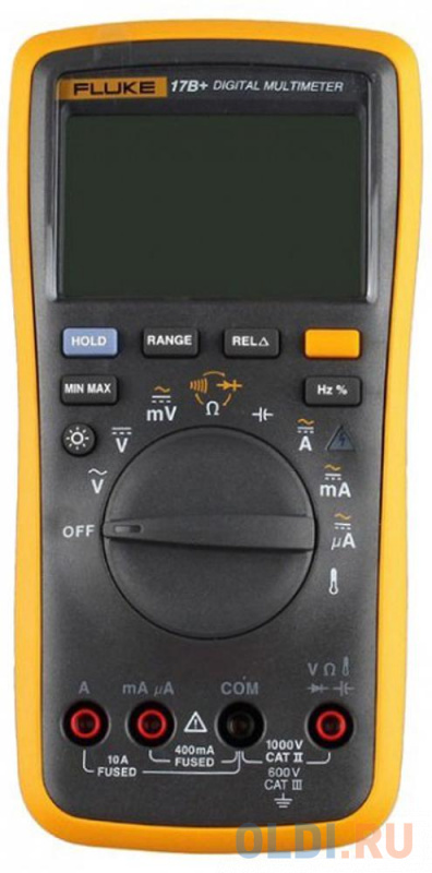 

Мультиметр FLUKE 17b+ цифровой до 1000В до 10А