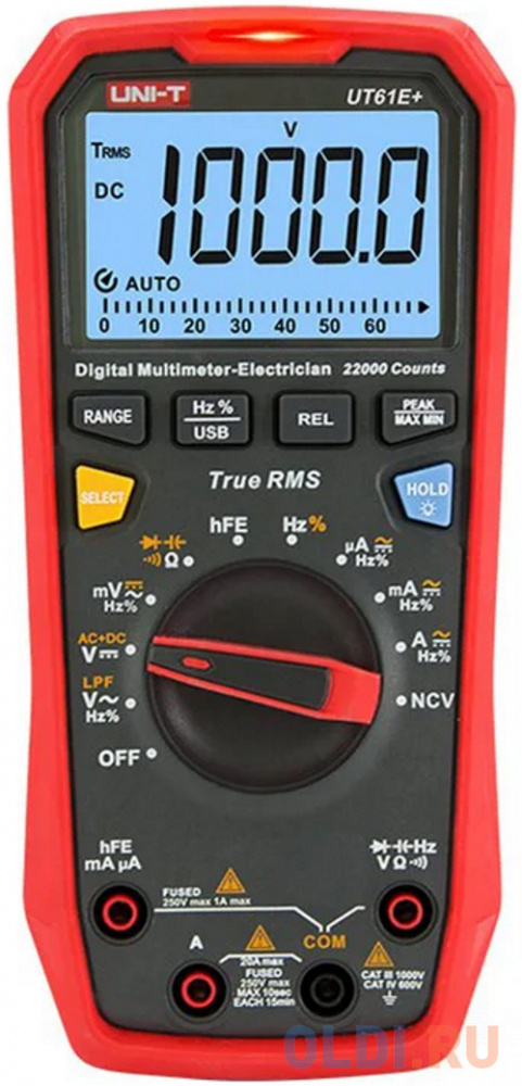 

UNI-T Профессиональный мультиметр ut61e+ 13-0094