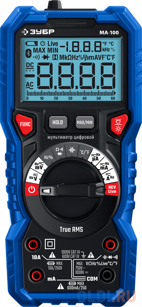 

ЗУБР МА-100 цифровой мультиметр (59808)