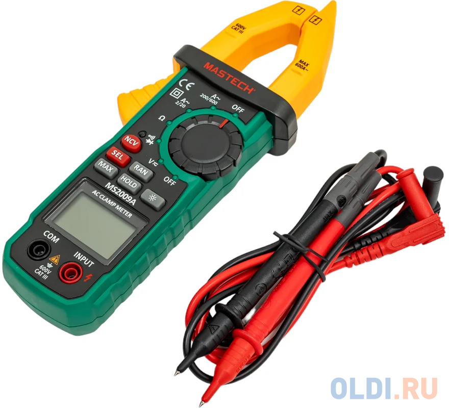 

MASTECH MS2009A клещи токоизмерительные цифровые 00-00001691