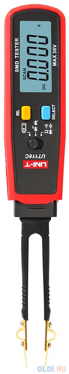 

UNI-T UT116C цифровой мультиметр-пинцет для SMD компонентов 00-00007503