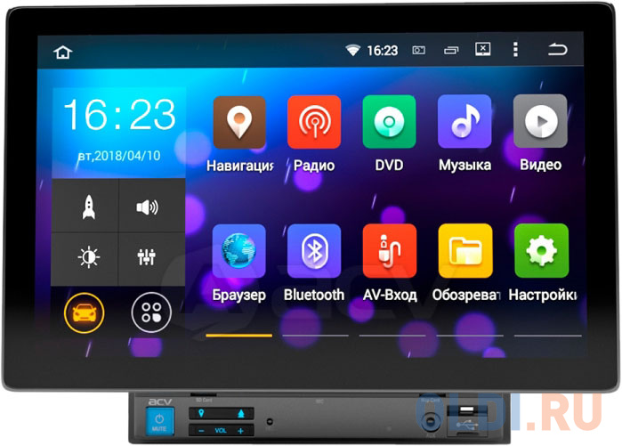 

Автомагнитола DVD ACV AD-1020 2DIN 4x50Вт, Чёрный