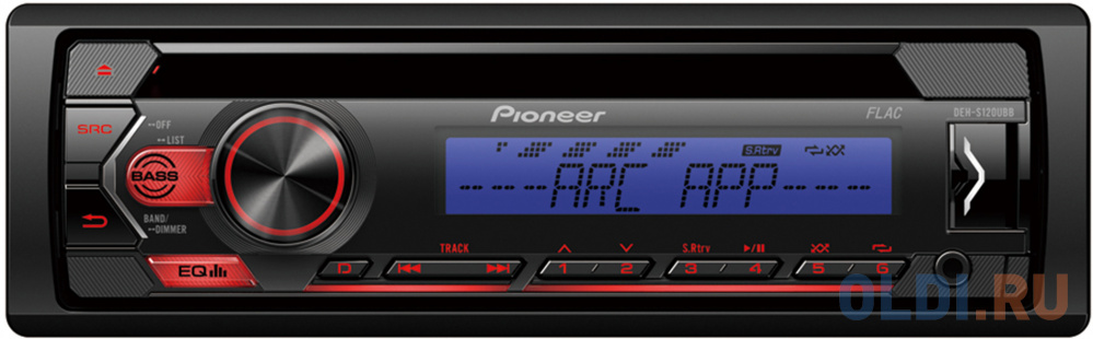 

Автомагнитола CD Pioneer DEH-S120UBB 1DIN 4x50Вт
