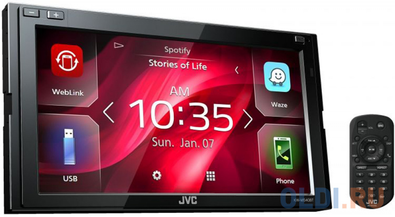 

Автомагнитола JVC KW-M540BT USB MP3 FM RDS 2DIN 4x50Вт черный