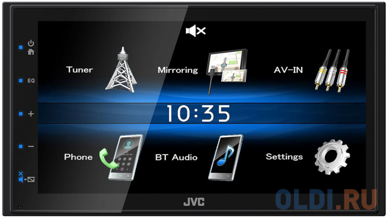 

Автомагнитола JVC KW-M25BT 2DIN 4x50Вт, Чёрный