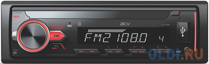 

Автомагнитола ACV AVS-813BM 1DIN 4x50Вт