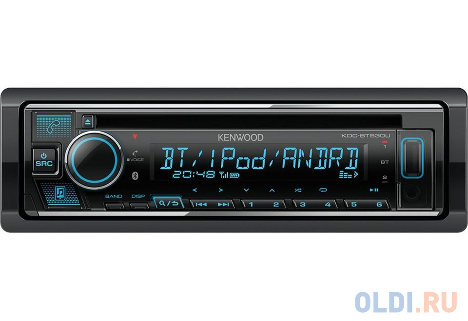 Автомагнитола CD Kenwood KDC-BT530U 1DIN 4x50Вт