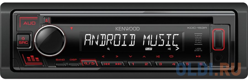 

Автомагнитола CD Kenwood KDC-153R 1DIN 4x50Вт