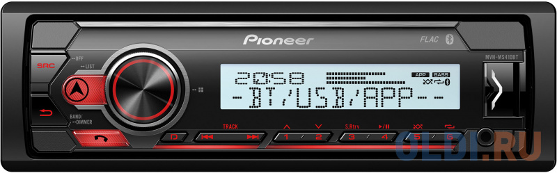 

Автомагнитола Pioneer MVH-MS410BT 1DIN 4x50Вт