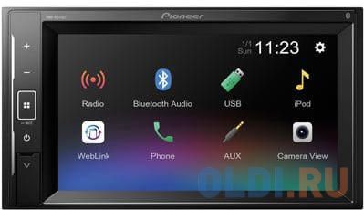 Автомагнитола Pioneer DMH-A241BT 2DIN 4x50Вт