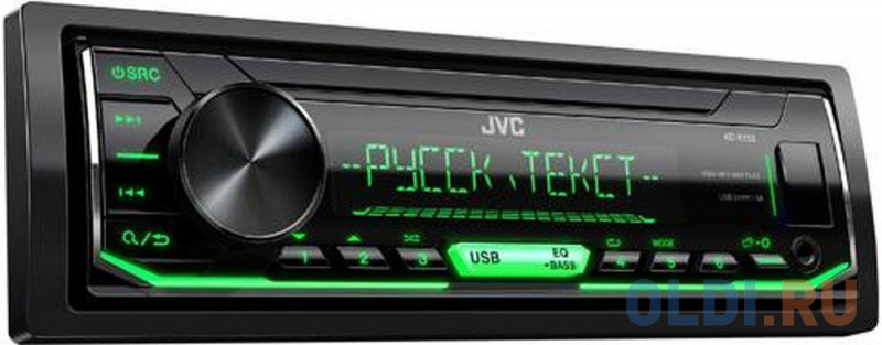 

Автомагнитола JVC KD-X153 USB MP3 FM RDS 1DIN 4x50Вт черный
