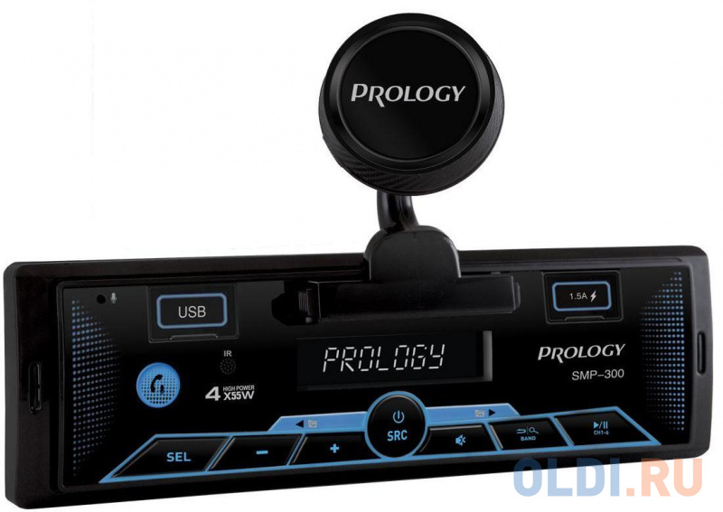 Автомагнитола Prology SMP-300 1DIN 4x55Вт фото