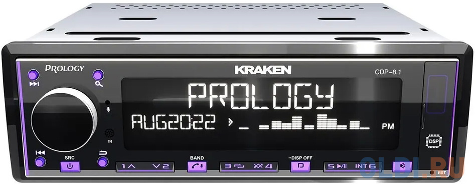 Автомагнитола Prology CDP-8.1 KRAKEN 1DIN 8x65Вт фото
