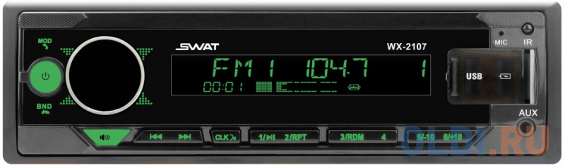 

Автомагнитола Swat WX-2107 1DIN 4x50Вт