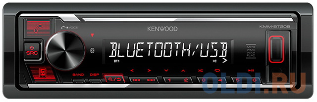 Автомагнитола Kenwood KMM-BT208 1DIN 4x50Вт