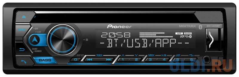 Автомагнитола CD DVD Pioneer DEH-S4250BT 1DIN 4x50Вт